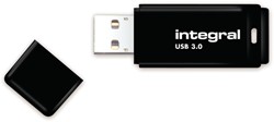 Integral | USB Stick | 1 TB | USB 3.2 | Lezen 30 MB/s | Schrijven 5 MB/s | Zwart