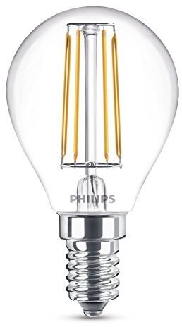 Philips | LED | P45 | Kogel | E14 | 4W = 15W | 470lm | 2700K | Helder | 330° | Niet dimbaar