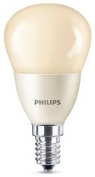 Philips | Dimmable LED | P48 | E14 | 4W = 15W | 185lm | 2000K | Flame | 180° | Dimbaar