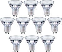Philips Master Value | LED Spot | PAR16 | GU10 | 4.9W = 50W | 355lm | 2700K | Helder | 36° | Dimbaar | 10-pack