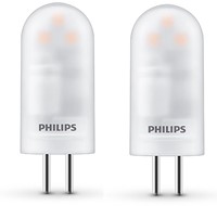 Philips | LED Capsule | G4 | 1,7W =20W | 205lm | 2700K | 330° | Niet dimbaar | 2-pack