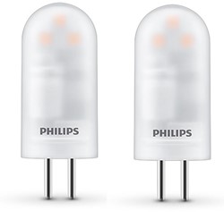 Philips | LED Capsule | G4 | 1,7W =20W | 205lm | 2700K | 330° | Niet dimbaar | 2-pack