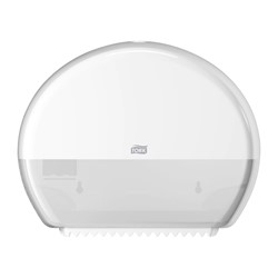 Toiletpapierdispenser Tork T2 Elevation jumbo klein wit 555000