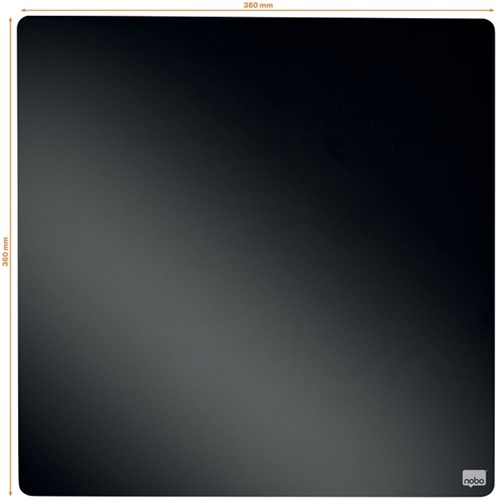 Whiteboard Nobo tegel 36x36cm zwart magnetisch-3