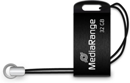 MediaRange | USB Stick | Nano | 32 GB | USB 2.0 | Metaal