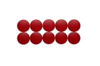 Magneet MAUL Solid 38mm 2500gr rood 10 stuks