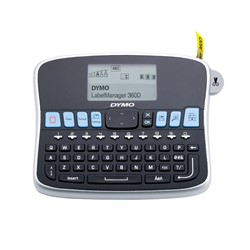 Labelprinter Dymo LabelManager 360D draagbaar qwerty 19mm zwart