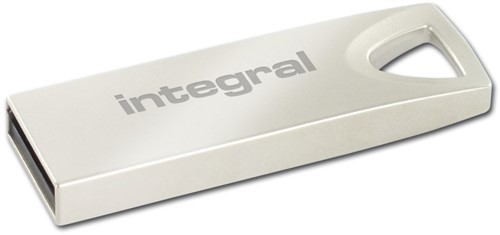 Integral | USB Stick | 256 GB | USB 3.0 | Lezen 110 MB/s | Schrijven 30 MB/s | Arc | Metaal