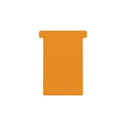 T-kaart Djois formaat 3 77mm oranje 100 stuks