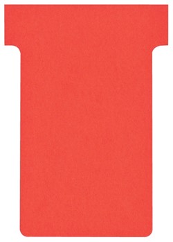 T-kaart Nobo nr.2 48mm rood 100 stuks