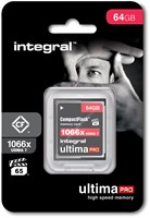 Integral | CompactFlash  | 64 GB | 1066 x | Lezen 160 MB/s  | Schrijven 135 MB/s-2