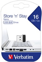 Verbatim | USB Stick | 16 GB | USB 2.0 | Nano