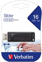 Verbatim | USB Stick | 16 GB | USB 2.0 | Slider