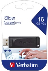 Verbatim | USB Stick | 16 GB | USB 2.0 | Slider