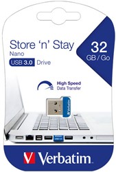 Verbatim | USB Stick | 32 GB | USB 3.2 | Gen 1 | Nano