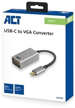 ACT | Docking | Adapter | USB-C | VGA | Space Gray-2