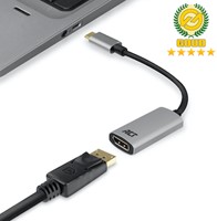 ACT | Docking | Adapter | USB-C | Displayport | Space Gray-2