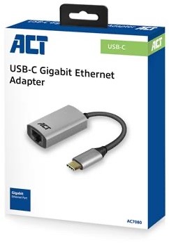 ACT | Docking | Adapter | USB-C | LAN | Space Gray-2