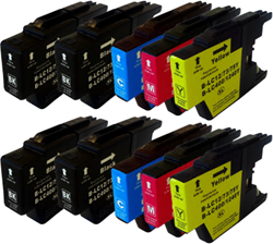 LC-1220 | 10 Pack | Huismerk | Cartridges voor Brother