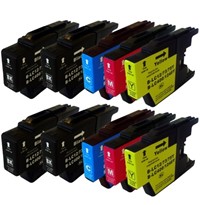 LC-1240 | 10 Pack | Huismerk | Cartridges voor Brother