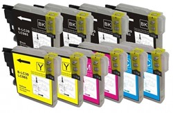 LC-985 | 10 Pack | Huismerk | Cartridges voor Brother