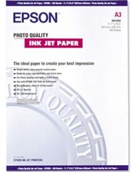 Epson | Foto Papier | Quality | Ink Jet Paper | A3 | 104gr/m2 | 100 vel