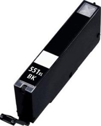 CLI-551 XL | 1x Zwart | Huismerk | Cartridges voor Canon
