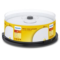 Philips | CD-R | 700 MB | Inkjet Printable | 25 stuks