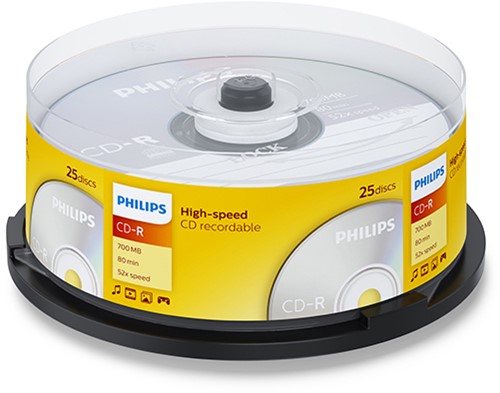 Philips | CD-R | 700 MB | 25 stuks