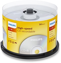Philips | CD-R | 700 MB | 50 stuks