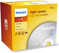 Philips | CD-R | 700 MB | 10 stuks