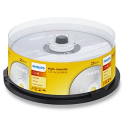 Philips | CD-R | 800 MB | 25 stuks
