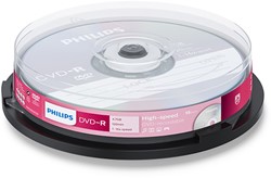 Philips | DVD-R | 4.7 GB | 10 stuks