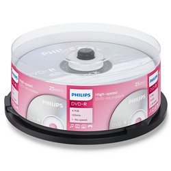 Philips | DVD-R | 4.7 GB | 25 stuks