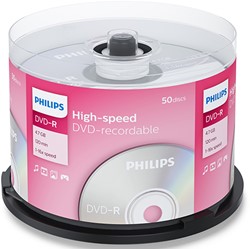 Philips | DVD-R | 4.7 GB | 50 stuks