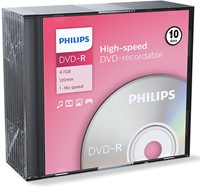 Philips | DVD-R | 4.7 GB | 10 stuks