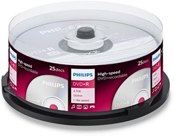 Philips | DVD+R | 4.7 GB | 25 Stuks
