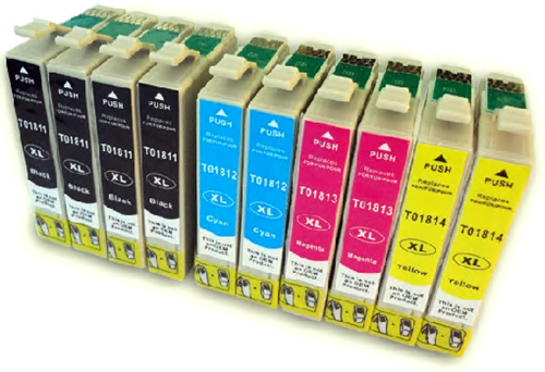 18 XL | 10 Pack | Huismerk | Cartridges voor Epson