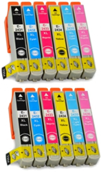 24 XL | 12 Pack | Huismerk | Cartridges voor Epson