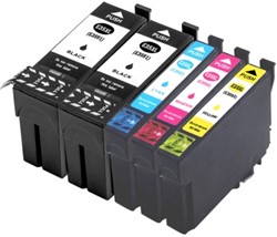 35 XL | 5 Pack | Huismerk | Cartridges voor Epson