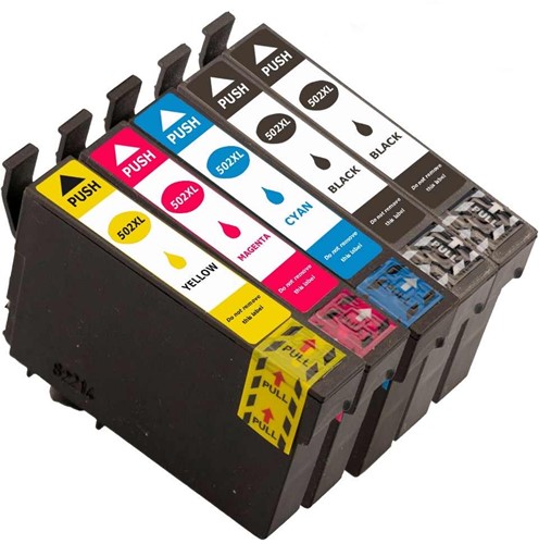 502 XL | 5 Pack | Huismerk | Cartridges voor Epson