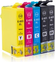 603 XL | 5 Pack | Huismerk | Cartridges voor Epson