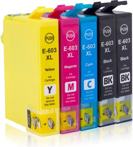 603 XL | 5 Pack | Huismerk | Cartridges voor Epson