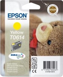 T0614 | 1x Geel | Origineel | Cartridges voor Epson