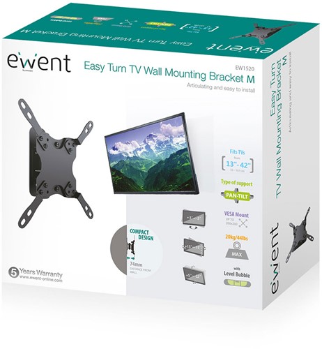 Ewent | Wandsteun | TV | Monitor | Easy Turn | tot 42 inch-2