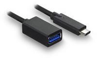 ACT USB-C 3.2 Gen1 male naar USB-A female OTG aansluitkabel 0,2m