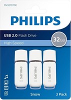 Philips | USB Stick | 32 GB | USB 2.0 | Snow | 3 Stuks