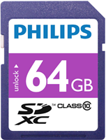 Philips | SDXC | 64 GB | Class 10