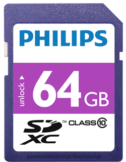 Philips | SDXC | 64 GB | Class 10