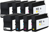 953 XL | 8 Pack | Huismerk | Cartridges voor HP